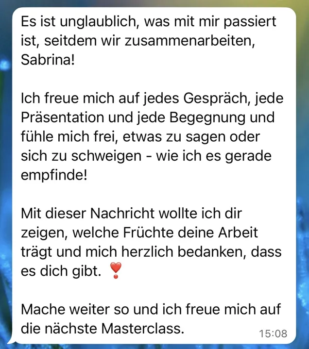 Testimonial für den Mindful Communication Club