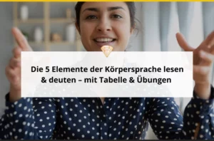 Die 5 Elemente der Körpersprache lesen & deuten – mit Tabelle & Übungen